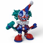 Articulated Twisty Creepy Clown Figurine