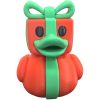 Wrapped Gift Box Duck Figurine – Festive 3D Printed Duck Sculpture with Present Head & Bow – Unique Desk Ornament, Christmas Decor, Collectible Display Piece – 3D Printed in Canada — 3D Printed Collectible by 3DCentral