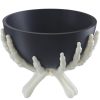 Skeleton Hands Bowl Stand – Gothic Halloween Display Holder for Candy, Decor, or Trinkets – Removable Bowl – 3D Printed in Canada — 3D Printed Collectible by 3DCentral