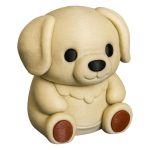 Golden Retriever Teddy Bear Figurine