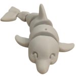 Articulated Dolphin Figurine – Poseable Ocean-Themed Desk Collectible & DIY Collectible for Teens & Adults – 3D Printed in Canada — 3D Printed Collectible by 3DCentral