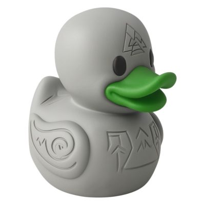 Runestone Duck Figurine – Viking-Inspired Norse Décor with Nordic Runes, Modern Desk Companion & Collectible Gift for Teens and Adults – 3D Printed in Canada — 3D Printed Collectible by 3DCentral