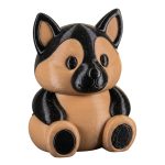 German Shepherd Teddy Bear Figurine