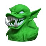 Goblin Duck Figurine – Fantasy Monster Rubber Duck RPG Tabletop Themed, Cruise Ducks for Hiding, 4x4 Vehicle Dashboard Collectible