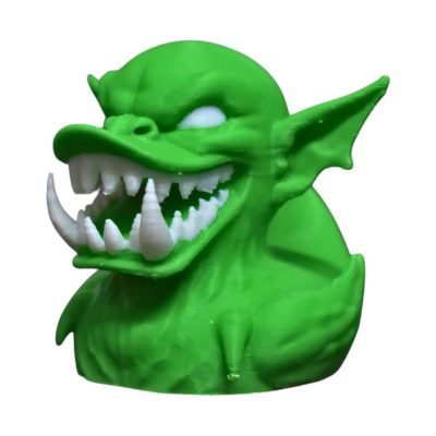 Goblin Duck Figurine – Fantasy Monster Rubber Duck RPG Tabletop Themed, Cruise Ducks for Hiding, 4x4 Vehicle Dashboard Collectible – 3D Printed in Canada — 3D Printed Collectible by 3DCentral