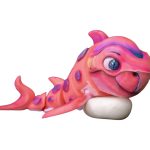 Adorable Articulated Shark Baby Figurine
