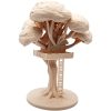 Treehouse Miniature – Whimsical 3D Printed Tree House Sculpture for Fairy Gardens, Tabletop Displays, or Woodland Decor – 3D Printed in Canada — 3D Printed Collectible by 3DCentral