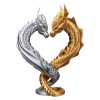 Draconic Bond Dragon Heart Statue – Fantasy Love Figurine for Desk & Home Décor – 3D Printed in Canada — 3D Printed Collectible by 3DCentral