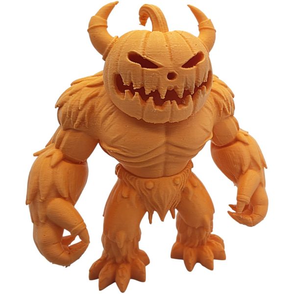 Ripped Jack-o-Lantern Monster Figurine