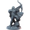Ranger Male Miniature with Bow for Fantasy Tabletop RPGs – 32mm Scale Unpainted Resin Figure – 3D Printed in Canada — 3D Printed Collectible by 3DCentral