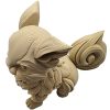 Cabbit Figurine (Half Cat-Half Rabbit) – Fantasy Animal Statue, Cute Mythical Creature Collectible or DIY Paintable Décor – 3D Printed in Canada — 3D Printed Collectible by 3DCentral