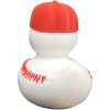 Baseball Duck Figurine with Cap – Sports-Themed Rubber Duck Sculpture for Shelf Decor, Gifts & Desk Accessories – 3D Printed in Canada — 3D Printed Collectible by 3DCentral