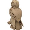 Eagle Totem Figurine with Tribal-Inspired Detail – Wood-Style 3D Printed Decorative Bird Sculpture for Shelf or Altar – 3D Printed in Canada — 3D Printed Collectible by 3DCentral