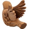 Wood Carved-Style Sparrow Figurine – Graceful 3D Printed Bird Sculpture for Shelf Decor, Symbolic Gifts & Nature Collectors – 3D Printed in Canada — 3D Printed Collectible by 3DCentral