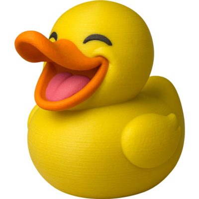 Laughing Duck Statue – Funny 3D Printed Duck Figurine for Desk, Gag Gift or Shelf Decor – Cute Collectible Animal Ornament – 3D Printed in Canada — 3D Printed Collectible by 3DCentral