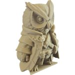 The Sorcerer Owl Figurine – Fantasy Owl Mage with Cloak & Spellcaster Garb