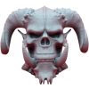 Demon Ogre Skull – Spiked Fantasy Monster Cranium Display for Tabletop, Horror Dioramas & Dungeon Decor – 3D Printed in Canada — 3D Printed Collectible by 3DCentral