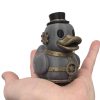 Steampunk Duck Figurine – Retro Gearpunk Rubber Duck Sculpture – Geek Desk Decor, Cosplay Display, Collector Gift for Steampunk Fans – 3D Printed in Canada — 3D Printed Collectible by 3DCentral