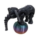 Articulated Circus Elephant – Balancing Act Desk Figurine