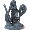 Demonkin Sorceress Female Miniature for Fantasy RPGs, Tabletop Wargaming, and Painting – Detailed Resin Model for Collectors – 3D Printed in Canada — 3D Printed Collectible by 3DCentral