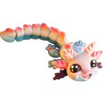 Set of 3 Articulated Baby Axolotl Figurines