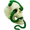 Realistic Skull with Coiled Rattlesnake Statue – Creepy Snake Wrapped Through Skull for Gothic Desk Decor, Halloween Display, or Collector Shelf – 3D Printed in Canada — 3D Printed Collectible by 3DCentral