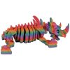 Skeleton Rhino Figurine – Articulated Desk Collectible for Teens & Adults – Paleo-Inspired Collectible & Decorative Display – 3D Printed in Canada — 3D Printed Collectible by 3DCentral