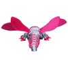 DRG-FL1 AeroHunter Robotic Dragonfly Figurine – Pink and Silver Cyber Bug Model with Detailed Wings and Segmented Tail – 3D Printed in Canada — 3D Printed Collectible by 3DCentral