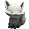 Cute Fox Figurine – Minimalist Fox Statue for Shelf, Office, or Gift Décor – 3D Printed in Canada — 3D Printed Collectible by 3DCentral