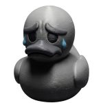 Regret Duck Figurine – Sad Emotional Meme Duck Desk Buddy, Funny 3D Printed Collectible Gift for Teens & Adults, Depression Humor Shelf Decor