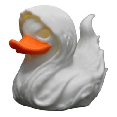 Angel Duck Figurine – Ethereal Car Dashboard & Desk Decor – Celestial Collectible – 3D Printed in Canada — 3D Printed Collectible by 3DCentral