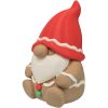 Gingerbread Gnome Figurine – Festive Holiday Decor Gnome with Red Hat & Beard, Perfect for Shelf Display or Desk Ornament – 3D Printed in Canada — 3D Printed Collectible by 3DCentral