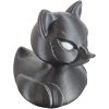 Black Cat Duck Figurine – Gothic Dashboard & Desk Décor – Quirky Collectible – 3D Printed in Canada — 3D Printed Collectible by 3DCentral