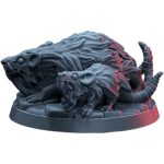 Giant Rat Fantasy Miniature Statue