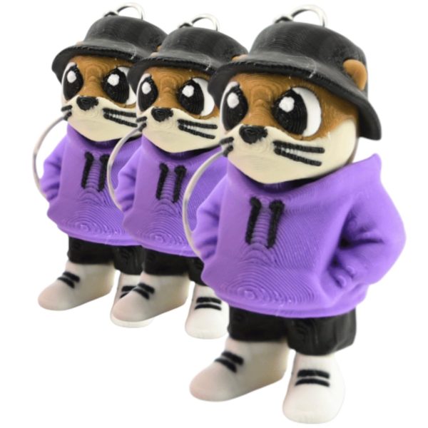 Urban Otter Keychain 3-Pack