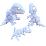 3-Pack Tiny Skeleton T-Rex Figurine