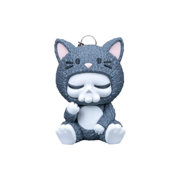 Skubbies – Whispurr Gray Cat Skeleton