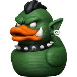 Orc Duck Figurine – Funny Fantasy Creature Duck for Collectors, Gamers & Desk Décor – Nerdy Gift for Tabletop Fans