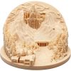 Mountain Kingdom Miniature – Fantasy Diorama with Castle, Forest, and Roadway in Scenic Circular Base, No Supports Needed – 3D Printed in Canada — 3D Printed Collectible by 3DCentral
