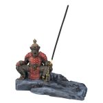 Mythical Monkey King Incense Holder – Legendary Sculpture with Ash Catcher for Stick Incense, Asian Mythology Decor Figurine