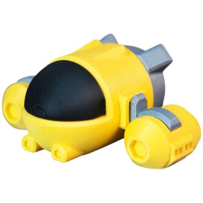 Deep Sea Explorer – 7-Part DIY Submarine Model Kit for Collectors & Dioramas, Snap-Fit Assembly – 3D Printed in Canada — 3D Printed Collectible by 3DCentral