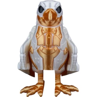 B1-RD “SkyRanger” Mech Falcon Figurine – Articulated Cyber Bird Collectible with Movable Wings – Fidget Desk Toy for Teens & Adults – 3D Printed in Canada — 3D Printed Collectible by 3DCentral