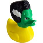 Bride of Frankenstein Duck Figurine – Gothic Horror Collectible – Spooky Desk & Car Dashboard Decor