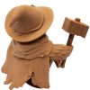 The Artificer Owl Figurine – Fantasy Owl Tinkerer with Hammer & Gear Belt – Owls & Dragons Collection – Paintable Display Miniature – 3D Printed in Canada — 3D Printed Collectible by 3DCentral