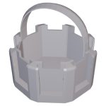 Wacker Neuson 20V Battery Storage Box – Holds 8 Large Foot Power Tool Batteries – Heavy-Duty Organizer for Worksite or Garage – Impact-Resistant and Portable