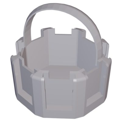 Wacker Neuson 20V Battery Storage Box – Holds 8 Large Foot Power Tool Batteries – Heavy-Duty Organizer for Worksite or Garage – Impact-Resistant and Portable – 3D Printed in Canada — 3D Printed Collectible by 3DCentral