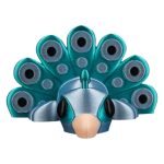 5-Pack Peacock in Field Nest – Articulated Collectible Peacock with Spreading Tail