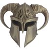 Horned Warrior Helmet – Fantasy Viking-Style Armor Prop for RPG Displays, Cosplay Dioramas & Gothic Shelf Decor – 3D Printed in Canada — 3D Printed Collectible by 3DCentral