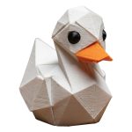 Origami Duck Figurine