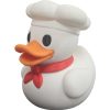 Chef Duck Figurine with Cute Hat & Scarf – Adorable Kitchen Decor Accent or Collectible Gift for Duck Lovers – 3D Printed in Canada — 3D Printed Collectible by 3DCentral